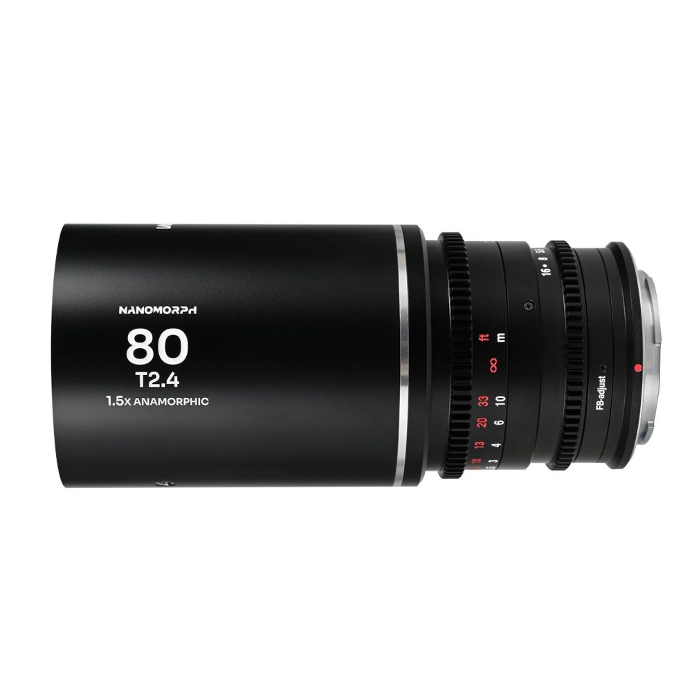 Laowa Nanomorph 80mm T2.4 1.5x S35 (Silver) Canon RF