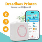 Pora&co Mini printer for mobile, pink