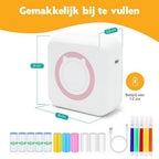 Pora&co Mini printer for mobile, pink