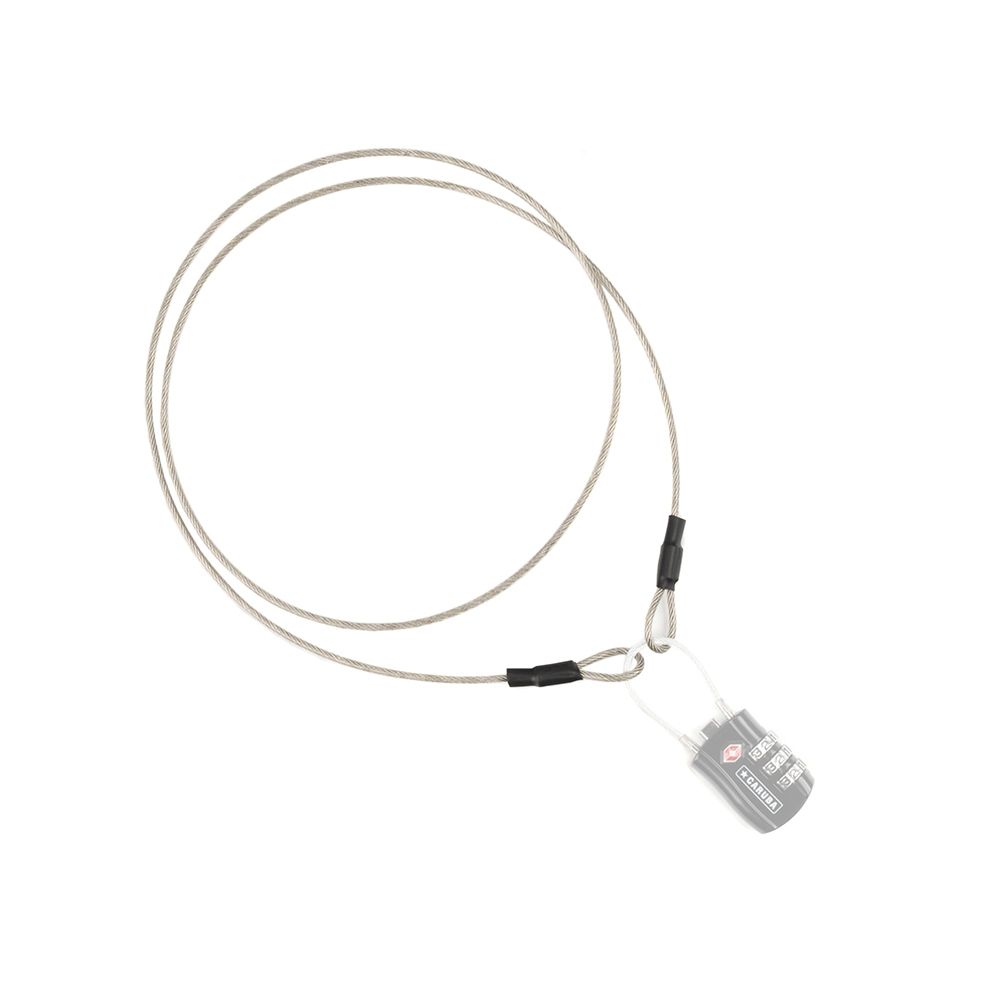 Caruba Safety cable steel with PVC coating, 1.2 m