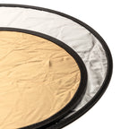 Caruba Reflection Screen 2 in 1 Gold & Silver, 30cm