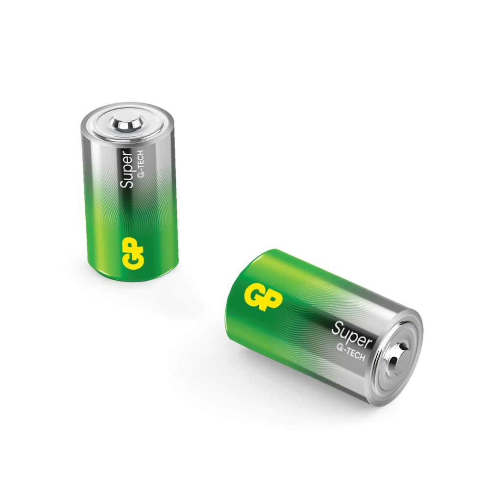 GP Super Alkaline D Mono battery large rod, blister 2