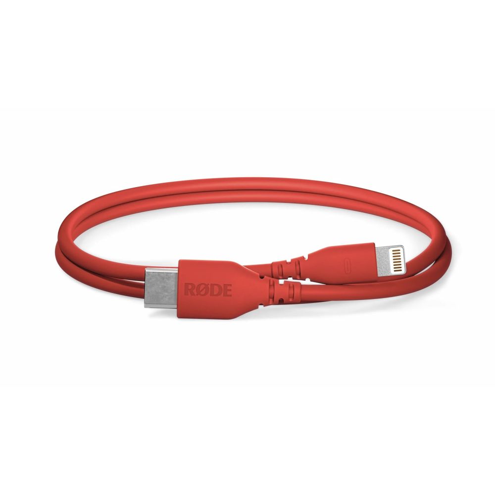 RØDE SC21 30cm USB-C to Lightning cable, red