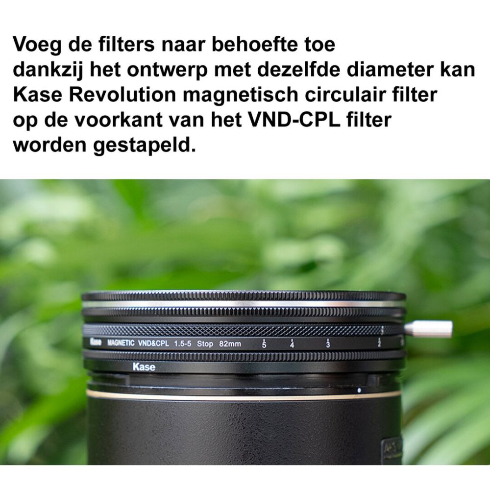 Kase Video Kit VND-CPL with Black Mist Filter 77mm