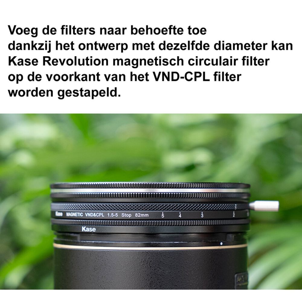 Kase Video Kit VND-CPL with Black Mist Filter 82mm