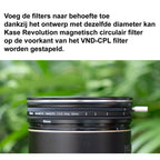Kase Video Kit VND-CPL with White Mist Filter 77mm