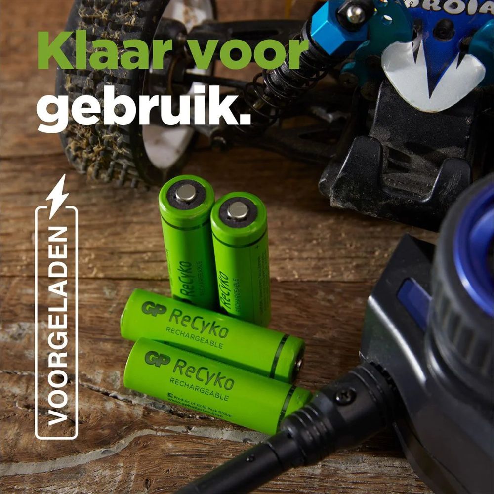 GP NiMH ReCyko AA 2600mAh 1.2V Rechargeable, 4 Pieces