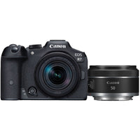 Canon EOS R7 + RF-S 18-150mm f/3.5-6.3 IS STM + RF 50mm f/1.8 STM