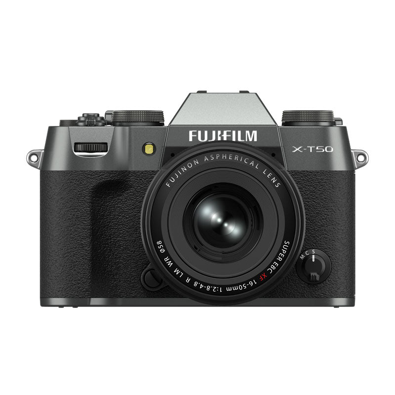 Fujifilm X-T50 charcoal silver + XF 16-50mm