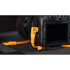 Tether Tools TetherGuard LeverLock & cable set, USB-C straight to USB-C angled, 9.4 m non-reflective black