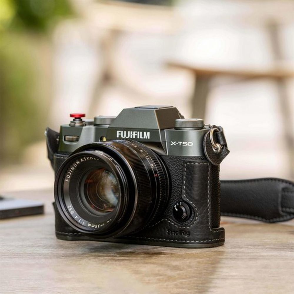 SmallRig Leather halfcase kit for Fujifilm X-T50 (black) 4709