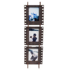 JollyLook 3 "Mini" photo frames, brown coloured