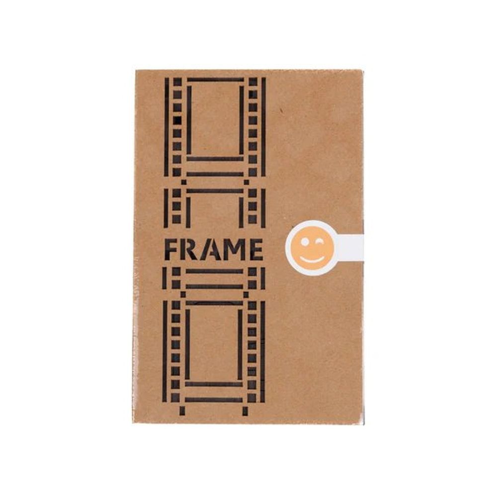 JollyLook 3 "Mini" photo frames, brown coloured