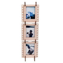 JollyLook 3 "Mini" photo frames, Natural wood