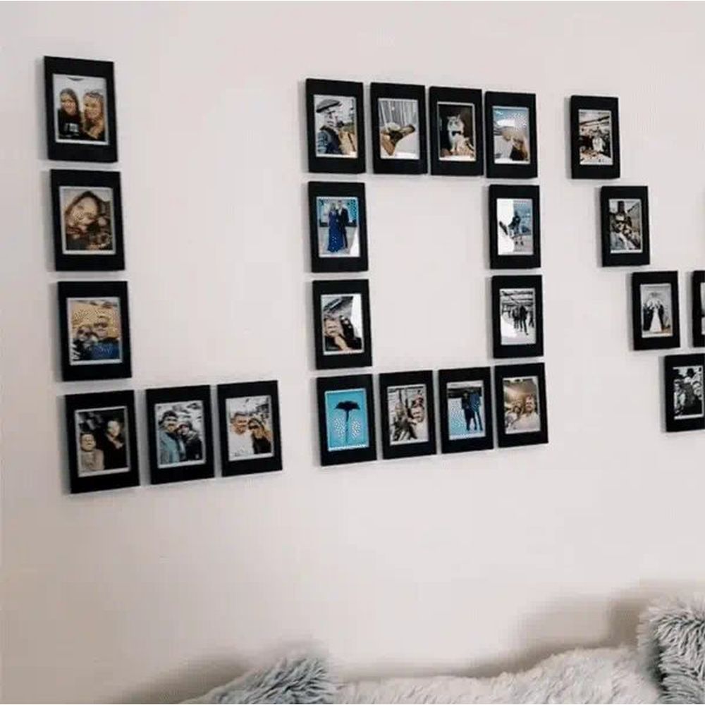 JollyLook Decorative frames (SET of 10), Brown coloured