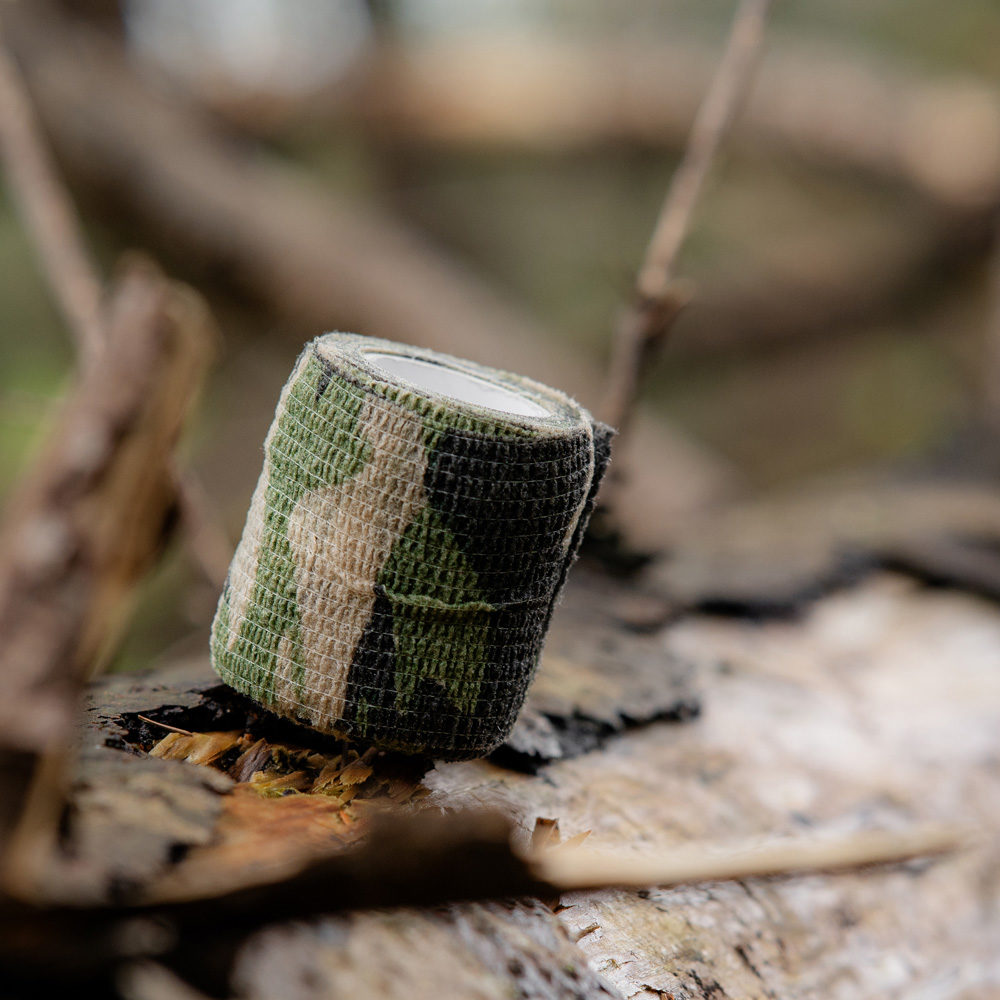 Caruba Camouflage Wrap Tape 4 Pack, Woodland
