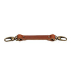 The Hantler Chest strap Cognac / Brass, large 33cm