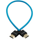 Kondor Blue HDMI to HDMI 16" thin braided cable for on-camera monitors