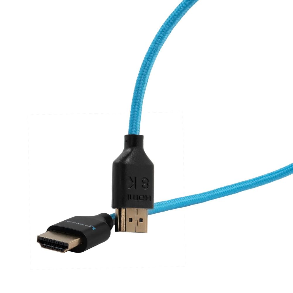 Kondor Blue 8K HDMI 2.1 17" braided cable for on-camera monitors