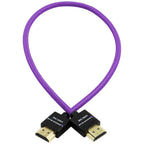 Kondor Blue Gerald Undone MK2 Full HDMI Straight braided cable 18", purple