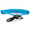 Kondor Blue Curled Mini HDMI to Full HDMI (12-24")
