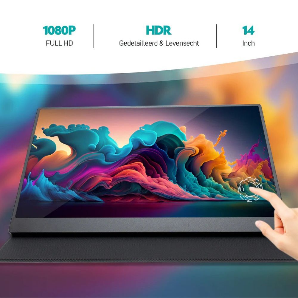 Pora&co Portable touchscreen monitor 14 inch