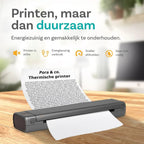 Pora&co Thermal A4 printer, grey