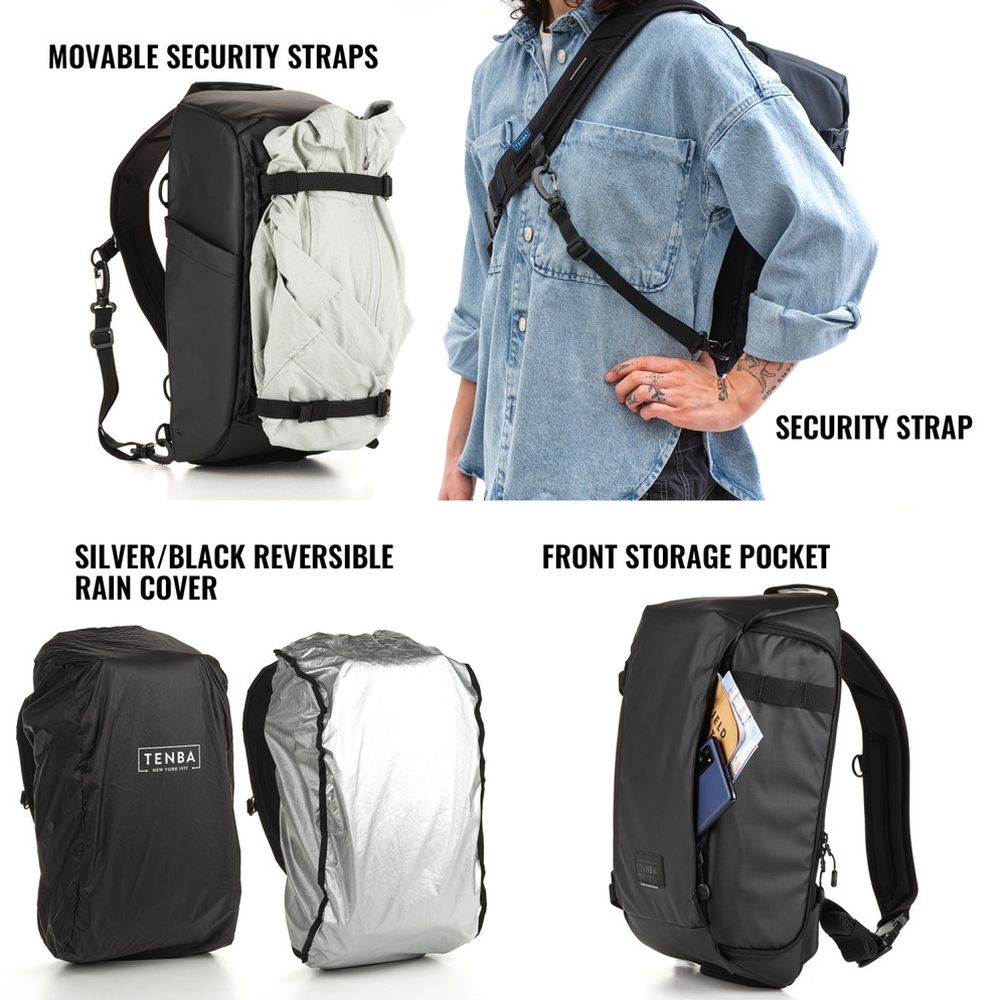 Tenba Solstice v2 12L slingbag, black
