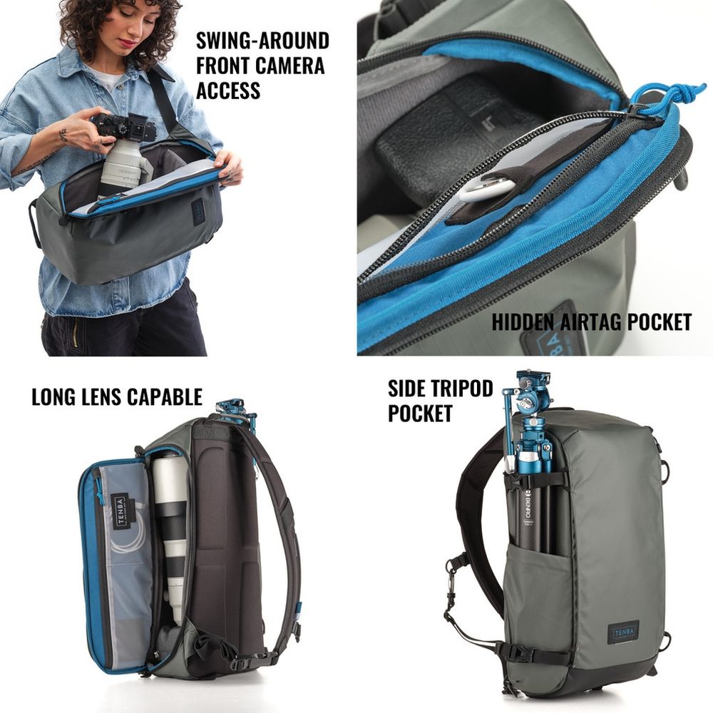 Tenba Solstice v2 16L slingbag, grey