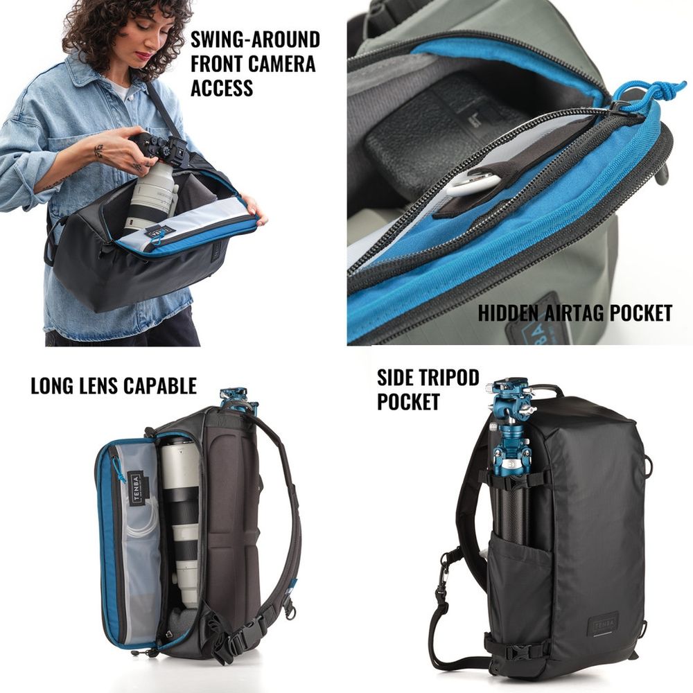 Tenba Solstice v2 16L slingbag, black