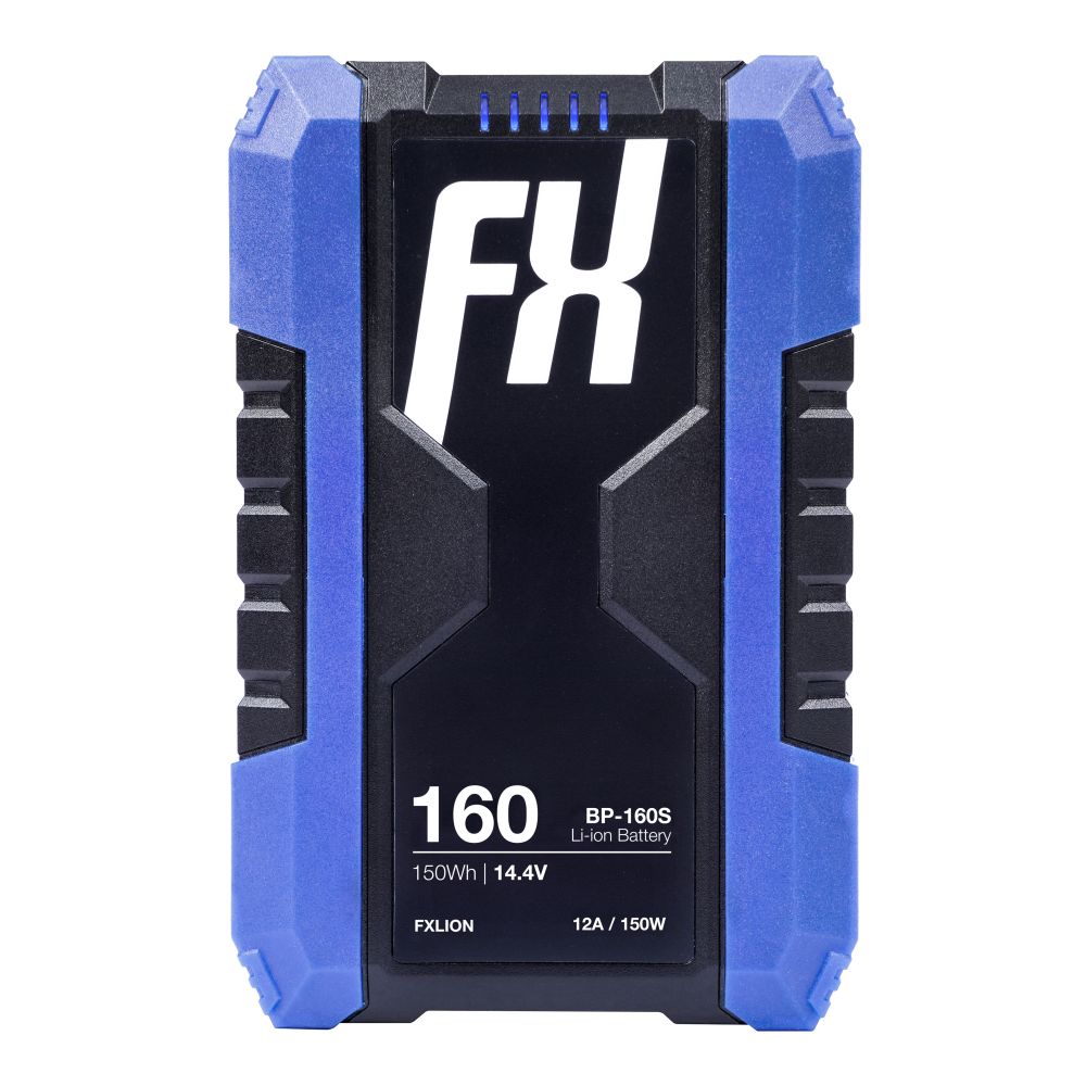 Fxlion Cool Black V-Mount Battery, 14.4V, 150Wh with USB, D-Tap