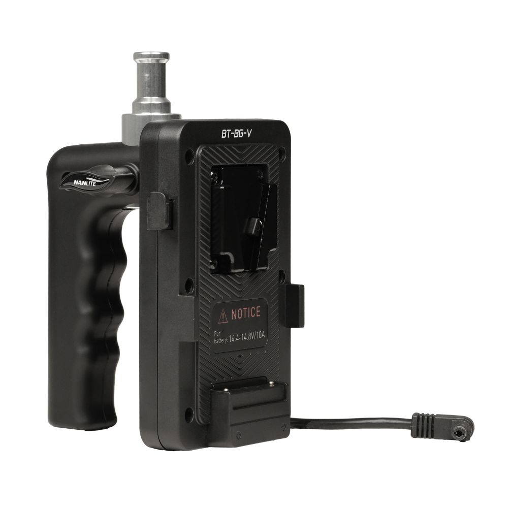 Nanlite V-mount Battery grip with DC Connector