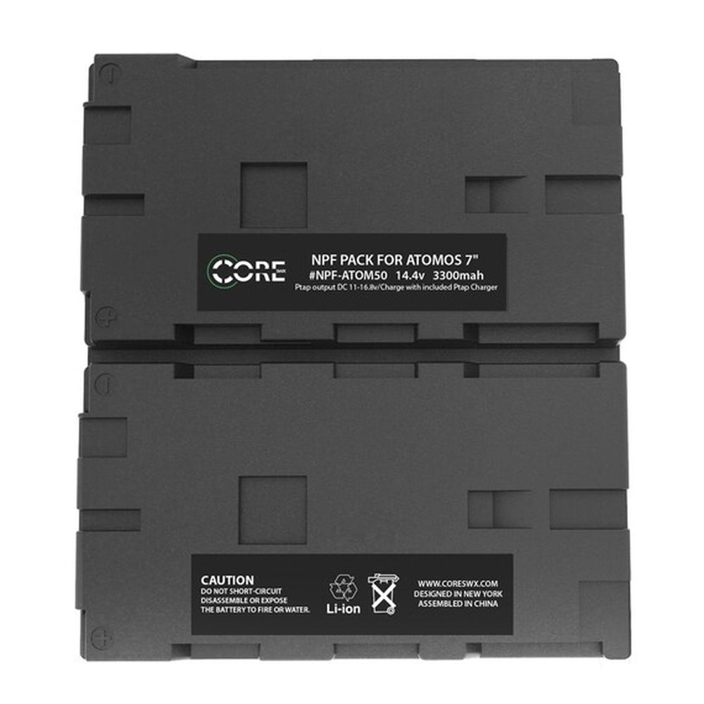 Core SWX Dual NPF style battery pack for 7" Atomos Monitors NPF-ATOM50