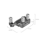 SmallRig USB-C&MULTI Cable Clamp for Sony FX3 / FX30 HawkLock Quick Release Cages 4829