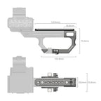 SmallRig Extension Mount Plate Kit for Sony FX3 / FX30 XLR Handle 4830