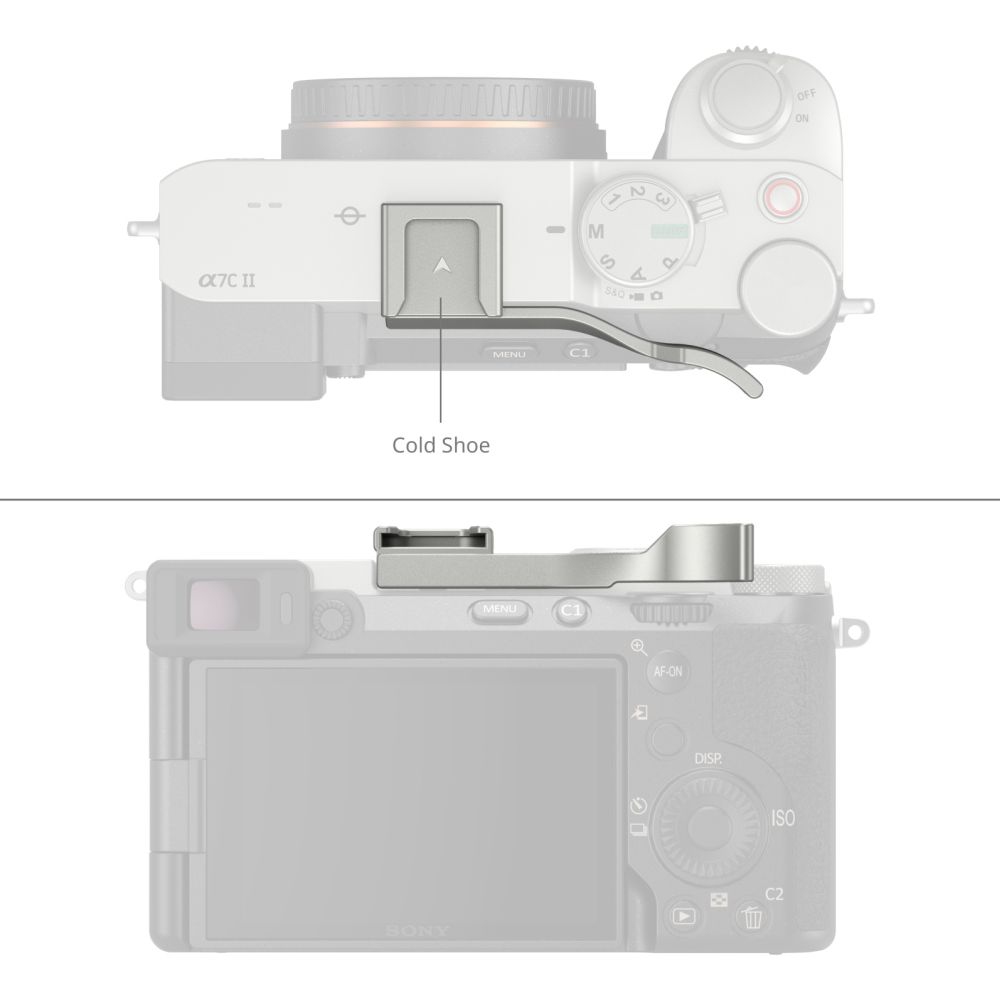 SmallRig Thumb Grip for Sony Alpha 7C II / Alpha 7CR / Alpha 7C (silver) 4818