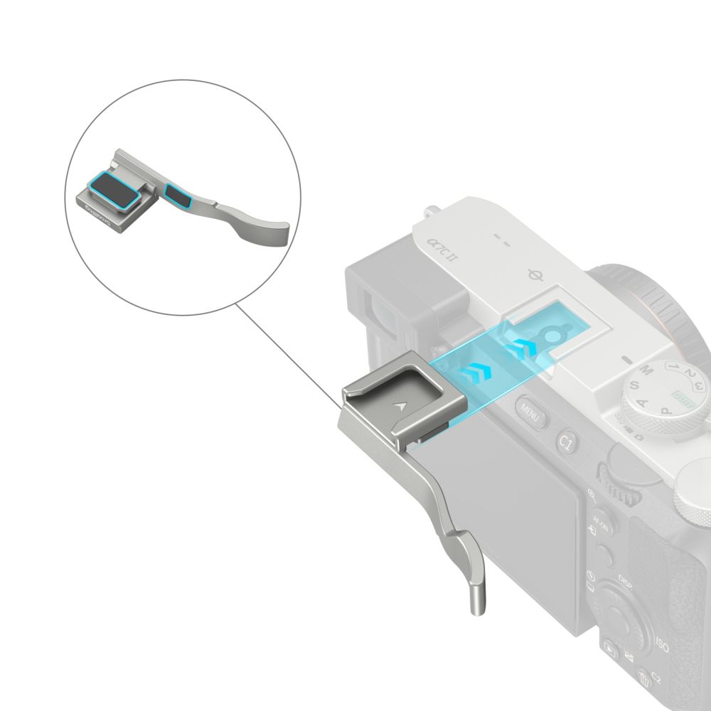 SmallRig Thumb Grip for Sony Alpha 7C II / Alpha 7CR / Alpha 7C (silver) 4818