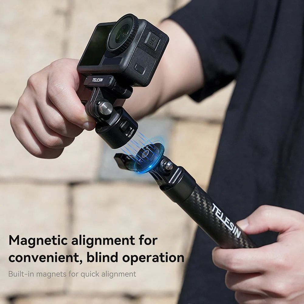 Telesin Magnetic Quick Release Adapter Set