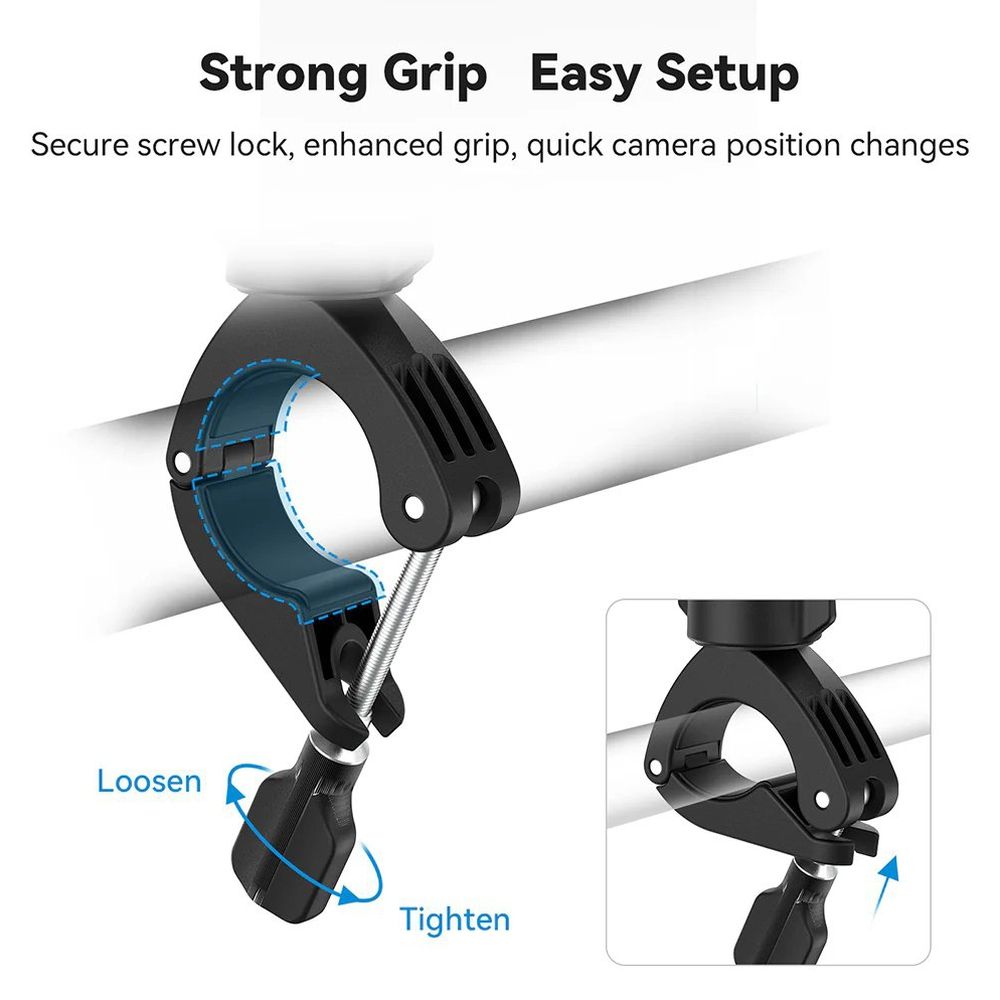 Telesin Bike Tube Mount 360º rotatable