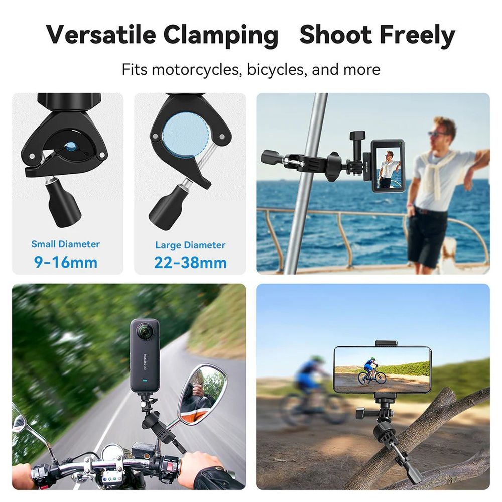 Telesin Bike Tube Mount 360º rotatable