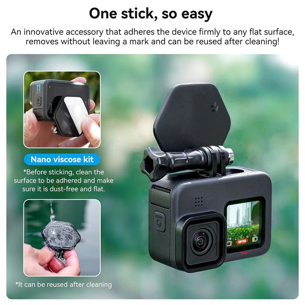 Telesin Magnetic Mount for GoPro with neck attachment