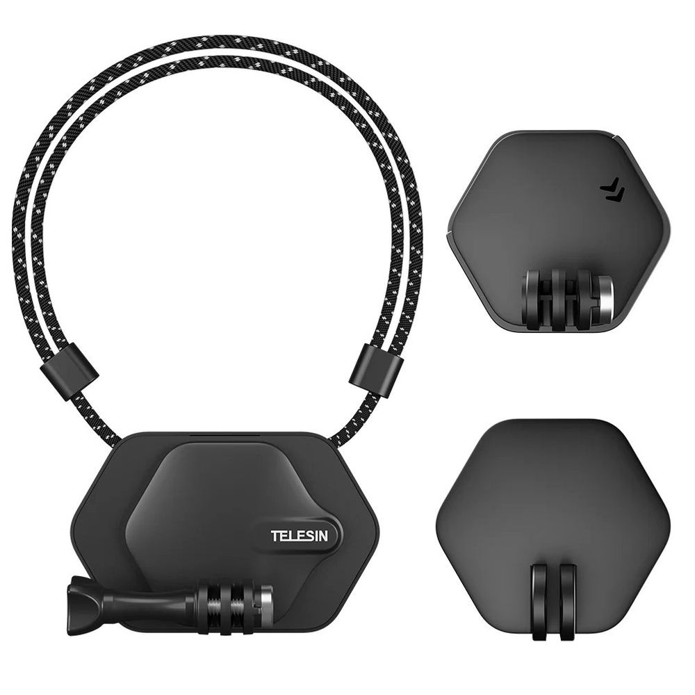 Telesin Magnetic Mount for GoPro with neck attachment
