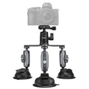 Telesin 3-Arm Suction Mount for GoPro+camera (with 3 suction cups)