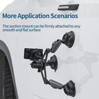 Telesin 3-Arm Suction Mount for GoPro+camera (with 3 suction cups)