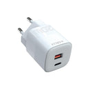 Celly Wall Charger 1 USB-A / 1 USB-C, 20W, white