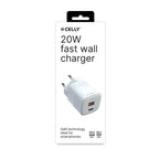 Celly Wall Charger 1 USB-A / 1 USB-C, 20W, white