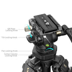 SmallRig Lightweight Video Carbon Fiber Tripod Kit AD-50 Pro 4420