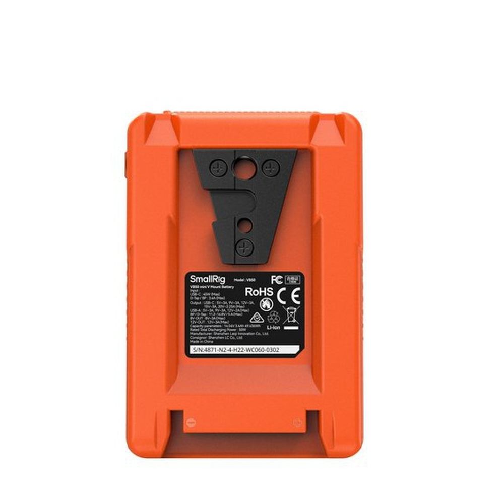 SmallRig 4871 VB50 mini V Mount Battery orange