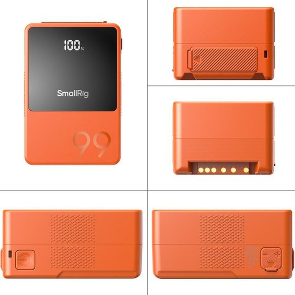 SmallRig 4929 VB99 mini V Mount Battery orange
