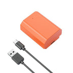 SmallRig 4969 NP-FZ100 USB-C Rechargeable Camera Battery orange